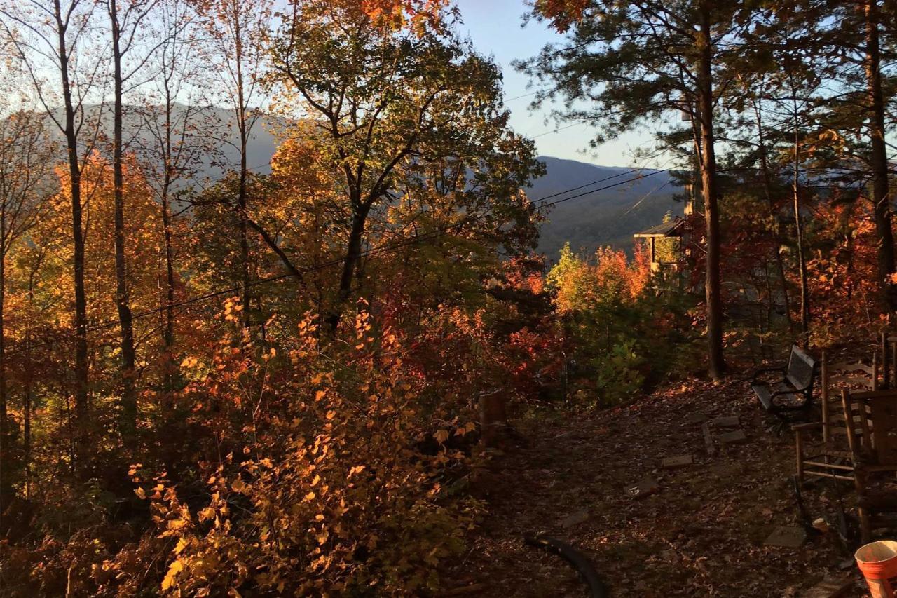 Panoramic-View Gatlinburg Cabin With Private Hot Tub ภายนอก รูปภาพ