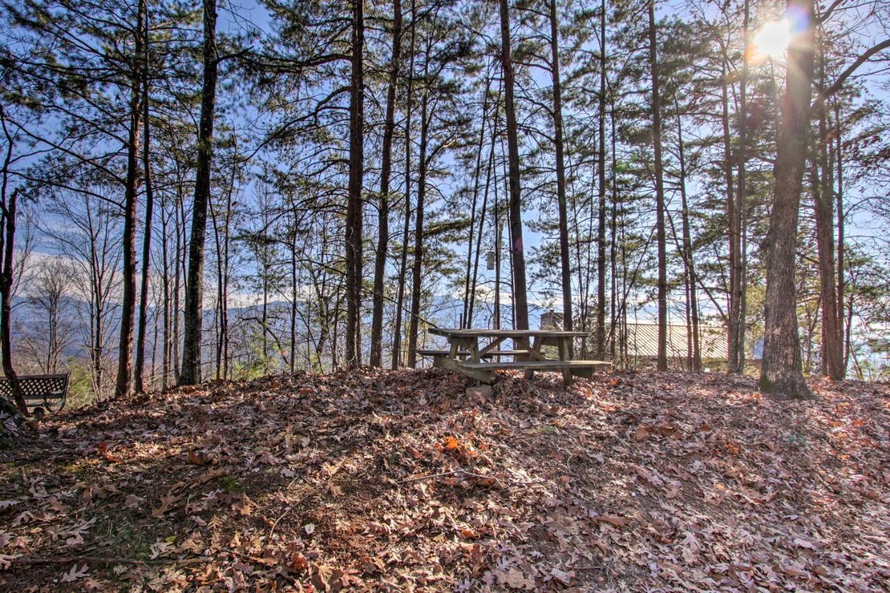 Panoramic-View Gatlinburg Cabin With Private Hot Tub ภายนอก รูปภาพ